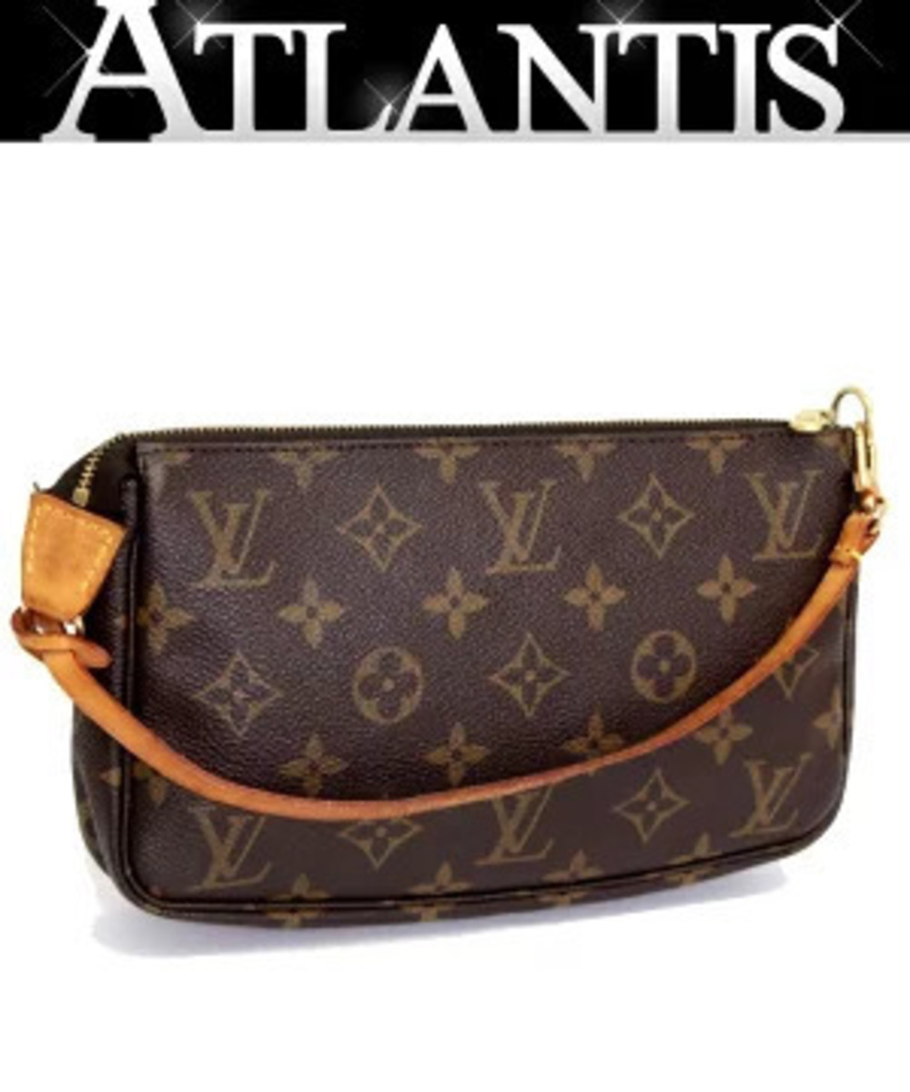 Louis Vuitton Pochette Accessoires Accessory Pouch Clutch Monogram